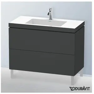 Duravit Vero Air Vasque avec meuble bas L-Cube, 2 tiroirs, LC6938O4949, pas cher