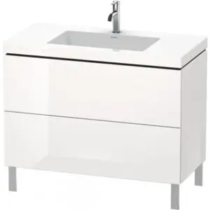 Duravit Vero Air Vasque avec meuble bas L-Cube, 2 tiroirs, LC6938O7979, pas cher