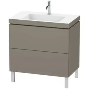 Duravit Vero Air Vasque avec meuble bas L-Cube, 2 tiroirs, LC6937O9090,Vendu parkaufland