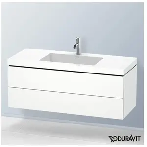 Duravit Vero Air Vasque avec meuble bas L-Cube, 2 tiroirs, LC6929O1818, pas cher