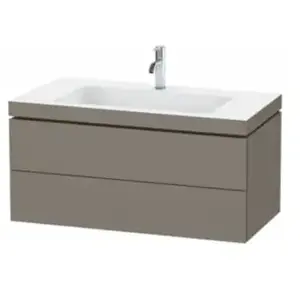 Duravit Vero Air Vasque avec meuble bas L-Cube, 2 tiroirs, LC6928O9090, pas cher
