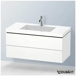 Duravit Vero Air Vasque avec meuble bas L-Cube, 2 tiroirs, LC6928O1818, pas cher