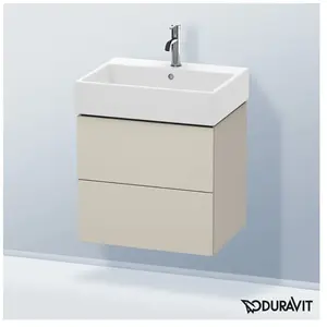 Duravit L-Cube Meuble sous-vasque, 2 tiroirs, LC627509191, pas cher