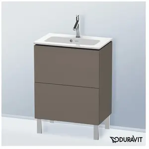 Duravit L-Cube Meuble sous-vasque, 2 tiroirs, LC667309090, pas cher