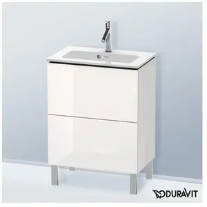 Duravit L-Cube Meuble sous-vasque, 2 tiroirs, LC667308585, pas cher