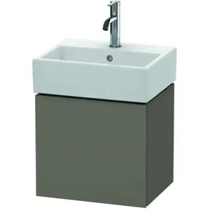 Comparateur de prix : Duravit L-Cube Meuble sous-vasque, 1 porte, LC6245L9090,