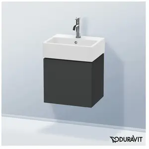 Duravit L-Cube Meuble sous-vasque, 1 porte, LC6245L4949, pas cher