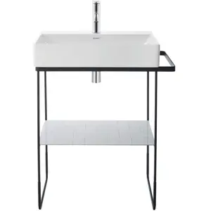 Duravit Étagère en verre pour plan de toilette métallique de lavabos DuraSquare, 0099648200, pas cher