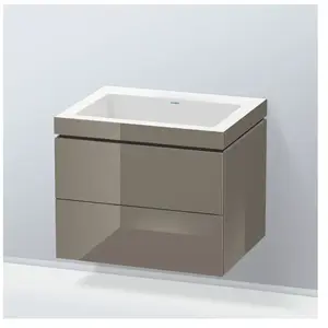 Duravit Vero Air Vasque avec meuble bas L-Cube, 2 tiroirs, LC6926N8989, pas cher