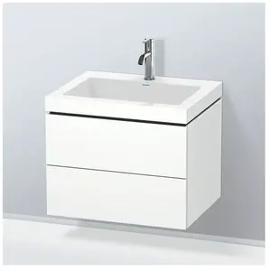 Duravit Vero Air Vasque avec meuble bas L-Cube, 2 tiroirs, LC6926O1818, pas cher