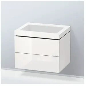 Duravit Vero Air Vasque avec meuble bas L-Cube, 2 tiroirs, LC6926N8585, pas cher