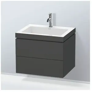 Duravit Vero Air Vasque avec meuble bas L-Cube, 2 tiroirs, LC6926O4949, pas cher