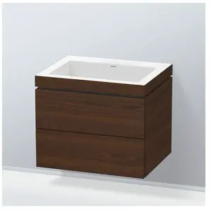 Duravit Vero Air Vasque avec meuble bas L-Cube, 2 tiroirs, LC6926N6969, pas cher