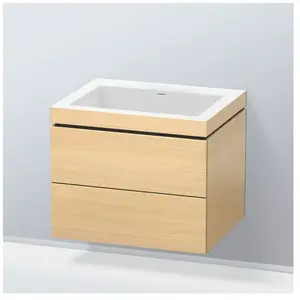 Duravit Vero Air Vasque avec meuble bas L-Cube, 2 tiroirs, LC6926N7171,Vendu parkaufland