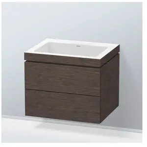 Duravit Vero Air Vasque avec meuble bas L-Cube, 2 tiroirs, LC6926N7272, pas cher