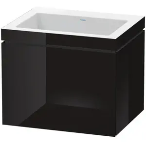 Duravit Vero Air Vasque avec meuble bas L-Cube, 1 tiroir, LC6916N4040, pas cher