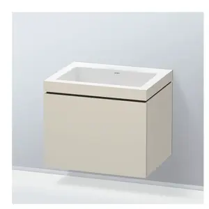 Duravit Vero Air Vasque avec meuble bas L-Cube, 1 tiroir, LC6916N9191, pas cher