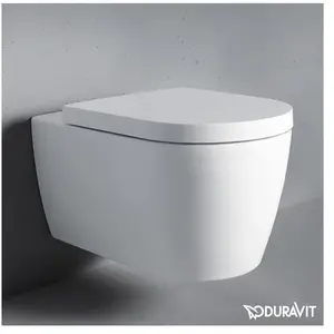Comparateur de prix : WC suspendu sans bride Me by Starck avec abattant frein de chute Duravit