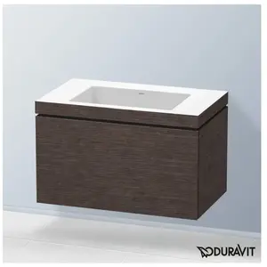 Duravit Vero Air Vasque avec meuble bas L-Cube, 1 tiroir, LC6917N7272, pas cher