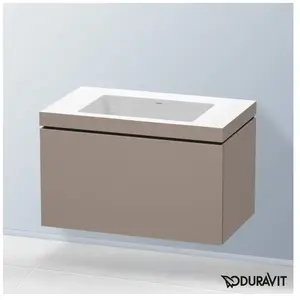 Duravit Vero Air Vasque avec meuble bas L-Cube, 1 tiroir, LC6917N4343, pas cher
