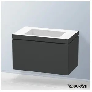 Duravit Vero Air Vasque avec meuble bas L-Cube, 1 tiroir, LC6917N4949, pas cher
