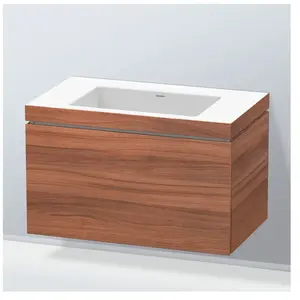 Duravit Vero Air Vasque avec meuble bas L-Cube, 1 tiroir, LC6917N7979, pas cher