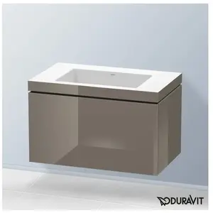 Duravit Vero Air Vasque avec meuble bas L-Cube, 1 tiroir, LC6917N8989, pas cher