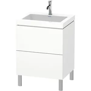 Duravit Vero Air Vasque avec meuble bas L-Cube, 2 tiroirs, LC6936O7171, pas cher