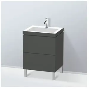 Duravit Vero Air Vasque avec meuble bas L-Cube, 2 tiroirs, LC6936O4949, pas cher
