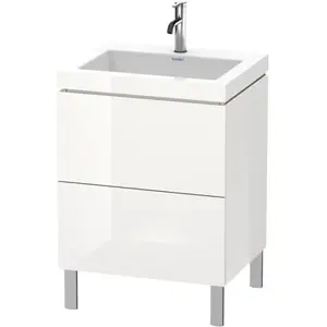 Duravit Vero Air Vasque avec meuble bas L-Cube, 2 tiroirs, LC6936O2222, pas cher
