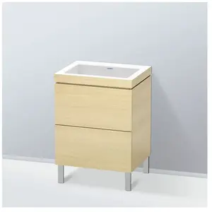 Duravit Vero Air Vasque avec meuble bas L-Cube, 2 tiroirs, LC6936N7171, pas cher