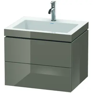 Duravit Vero Air Vasque avec meuble bas L-Cube, 2 tiroirs, LC6926O8989, pas cher