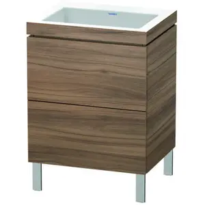 Duravit Vero Air Vasque avec meuble bas L-Cube, 2 tiroirs, LC6936N7979, pas cher