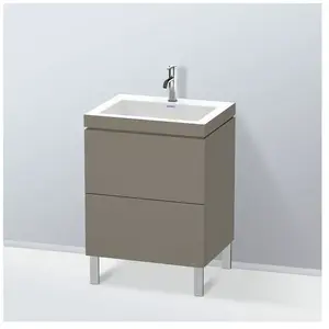 Duravit Vero Air Vasque avec meuble bas L-Cube, 2 tiroirs, LC6936O9090, pas cher
