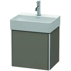 Comparateur de prix : Duravit XSquare Meuble sous-vasque, 1 porte, XS4060R9090,