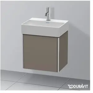 Comparateur de prix : Duravit XSquare Meuble sous-vasque, 1 porte, XS4060L9090,
