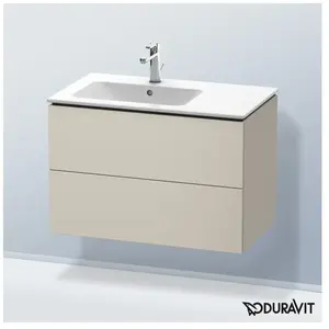Duravit L-Cube Meuble sous-vasque, 2 tiroirs, LC629109191, pas cher
