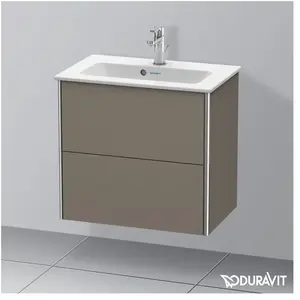 Duravit XSquare Meuble sous-vasque, 2 tiroirs, XS416509090, pas cher