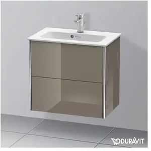 Duravit XSquare Meuble sous-vasque, 2 tiroirs, XS416508989, pas cher