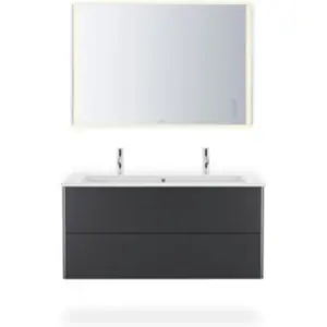 Duravit XSquare Meuble sous-vasque, 2 tiroirs, XS417404949, pas cher