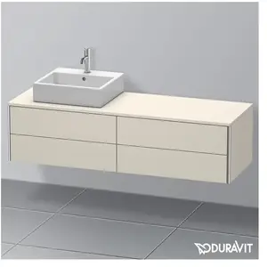 Duravit XSquare Meuble sous-vasque, 4 tiroirs, XS4914L9191, pas cher