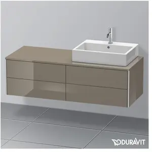 Duravit XSquare Meuble sous-vasque, 4 tiroirs, XS4913R8989, pas cher