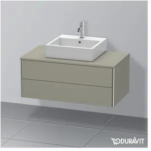 Duravit XSquare Meuble sous-vasque, 2 tiroirs, XS491109292, pas cher