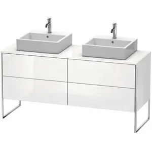 Duravit XSquare Meuble sous-vasque, 4 tiroirs, XS4927B8585, pas cher