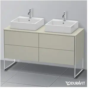 Duravit XSquare Meuble sous-vasque, 4 tiroirs, XS4926B6060, pas cher