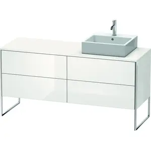 Duravit XSquare Meuble sous-vasque, 4 tiroirs, XS4924R8585, pas cher