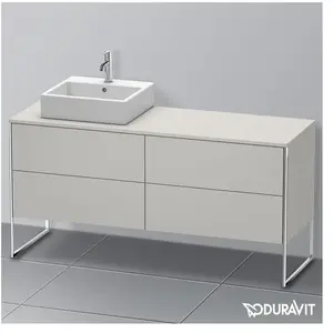 Duravit XSquare Meuble sous-vasque, 4 tiroirs, XS4924L0707, pas cher