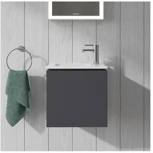 Duravit L-Cube Meuble sous-vasque, 1 porte, LC6272L4949, pas cher