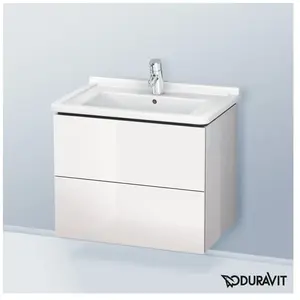 Duravit L-Cube Meuble sous-vasque, 2 tiroirs, LC626408585, pas cher