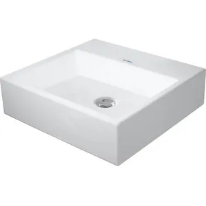 Vero Air - Lavabo 500x470 mm, sans trop-plein, sans trou de robinetterie, blanc 2350500070 - DuravitVendu paramazon
